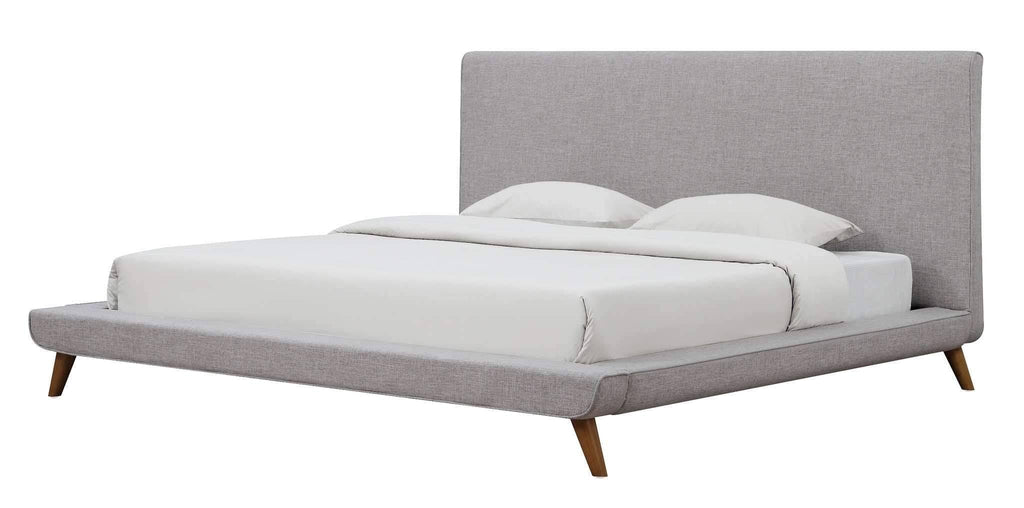 Grey Linen Full Bed N398