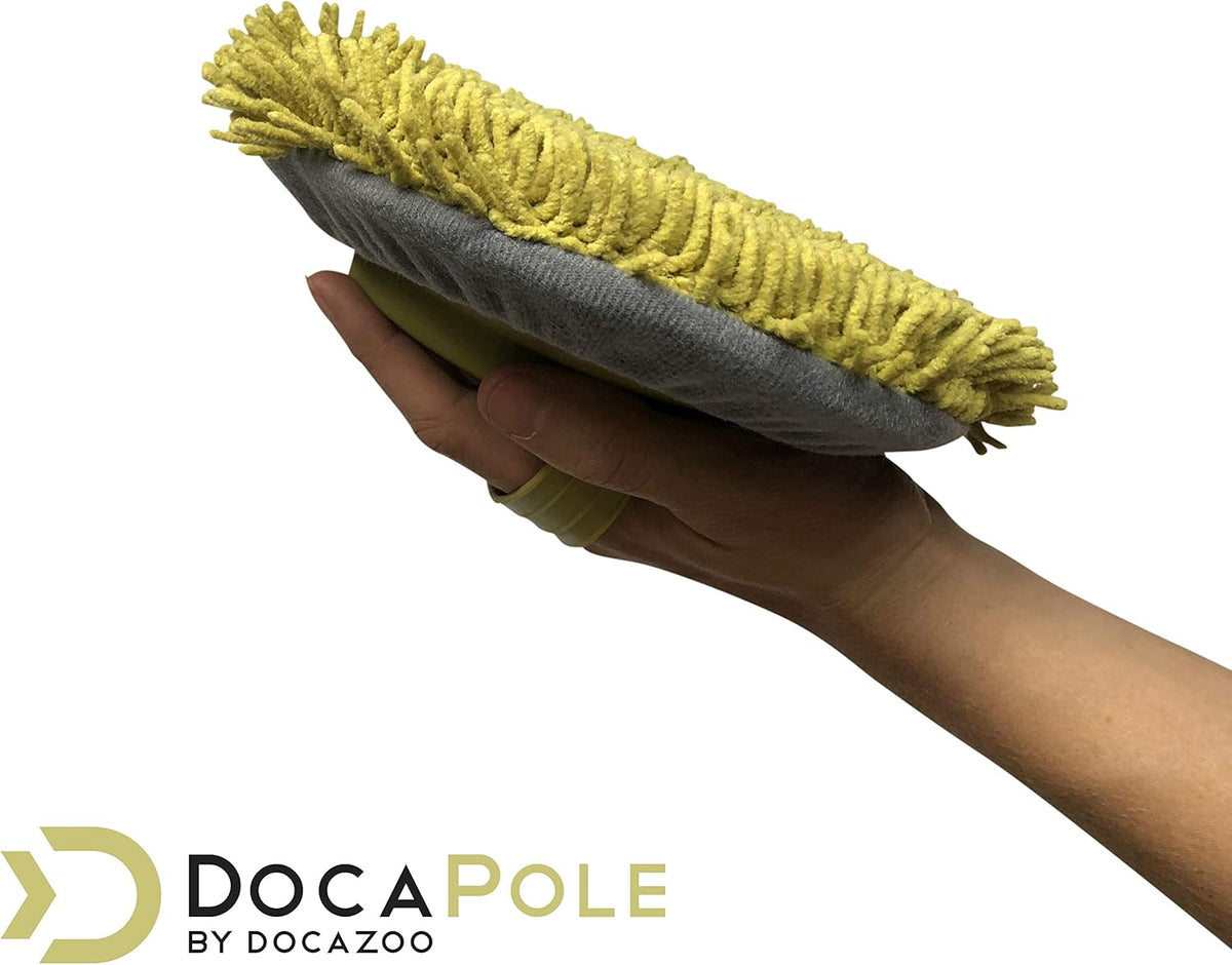 Wall Duster with Telescoping Pole and Chenille Microfiber Cleaning Head, Pack of 2 U50638