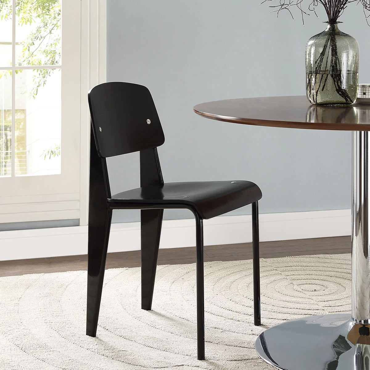 Black Dining Side Chair E612