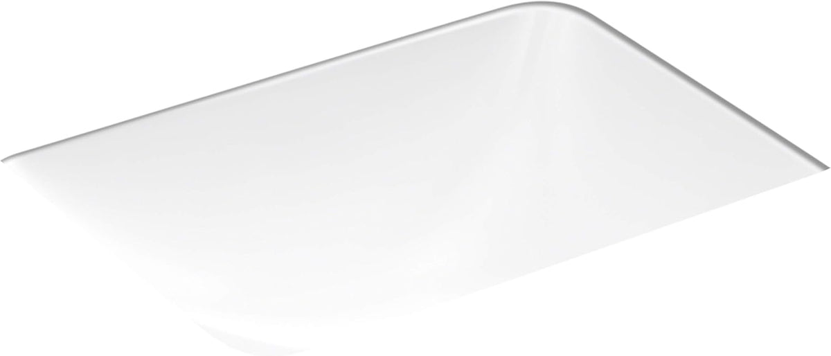White Under-Mount Bathroom Sink Z99303
