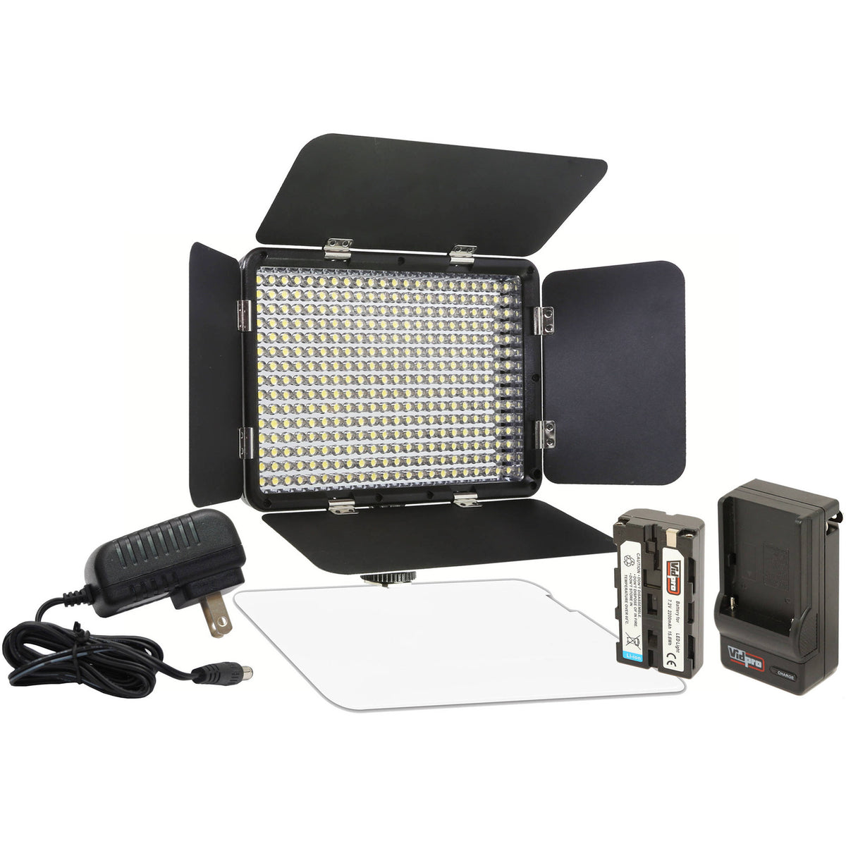 Variable-Color On-Camera LED Video Light Kit J47144