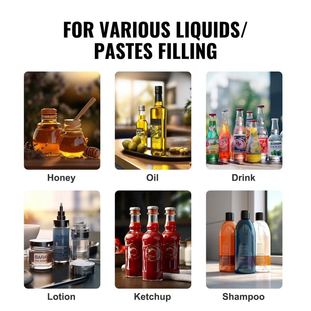 Manual Liquid Filling Machine 5-100ml Adjustable S10962