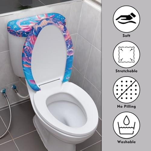 Red Christmas Toilet Seat Cover & Tank Cover Set 2Pcs D452529