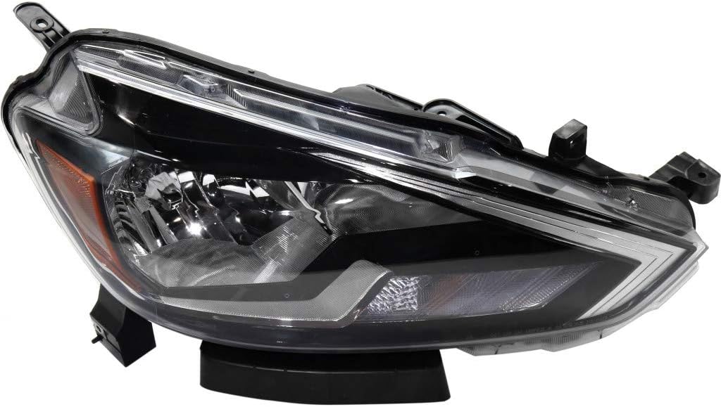 Passenger Side Black Trim Headlight for Nissan Sentra 2016 2017 2018 G177792