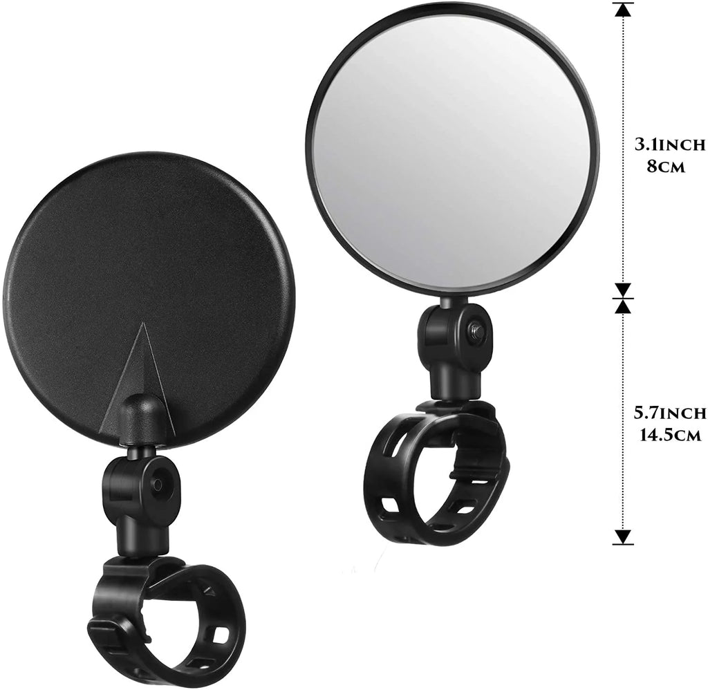 2 Pieces Bike Rearview Mirror for Mountain Road Bike B1888