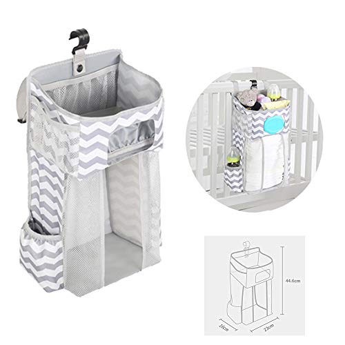 Gray Hanging Diaper Caddy Organizer Y2207
