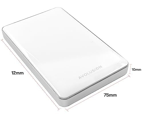 1TB USB 3.0 Portable External Hard Drive (White) N315809
