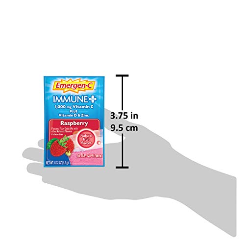 Raspberry Flavor Vitamin C Powder Supplement - 10 Count Q603