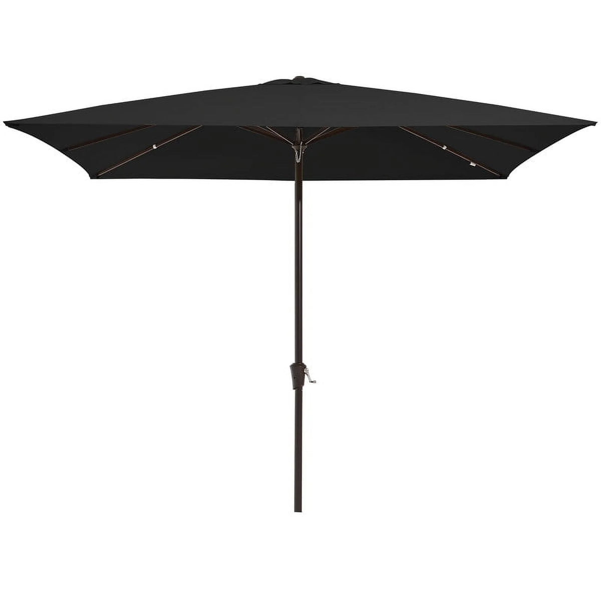 6.5' x 10' Rectangular Beige Patio Umbrella W292