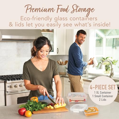 4-Piece Glass Food Storage Set T831971