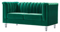 Green Velvet Loveseat M731