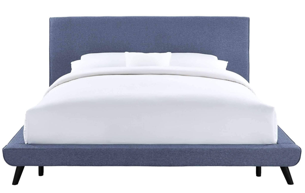 Grey Linen Full Bed N398