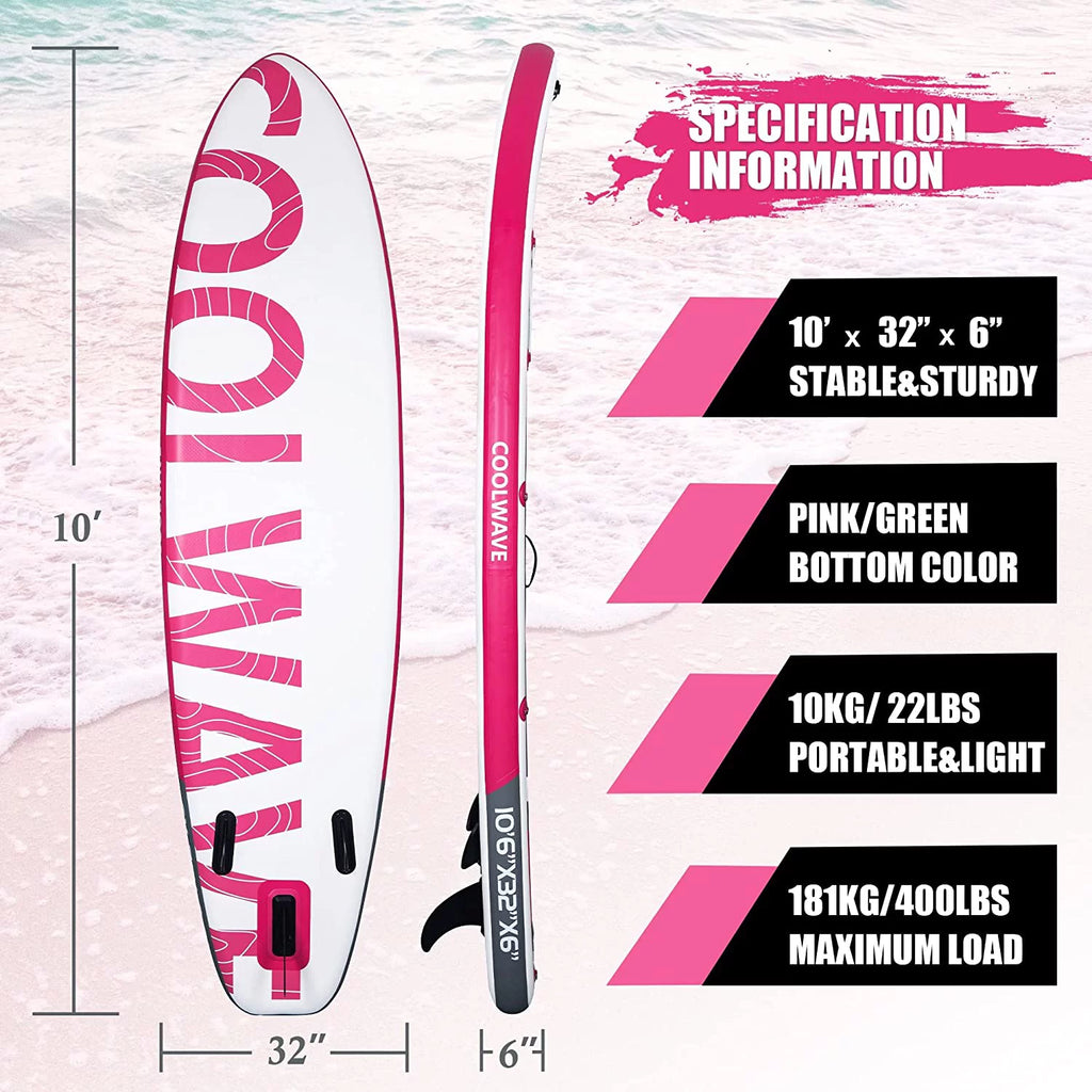 Pink Inflatable Paddle Board J59690