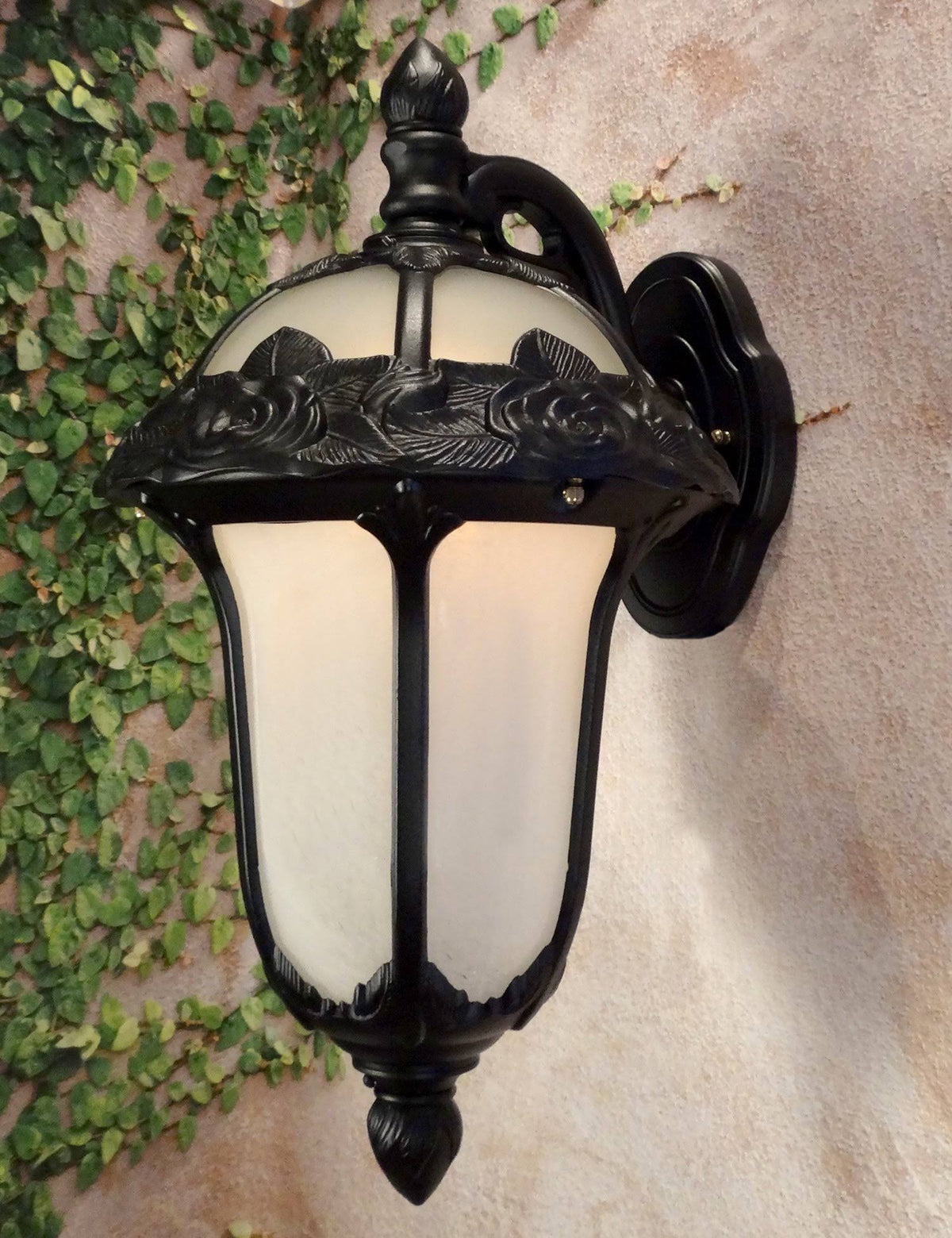Medium Top Mount Light with Alabaster Glass U2067