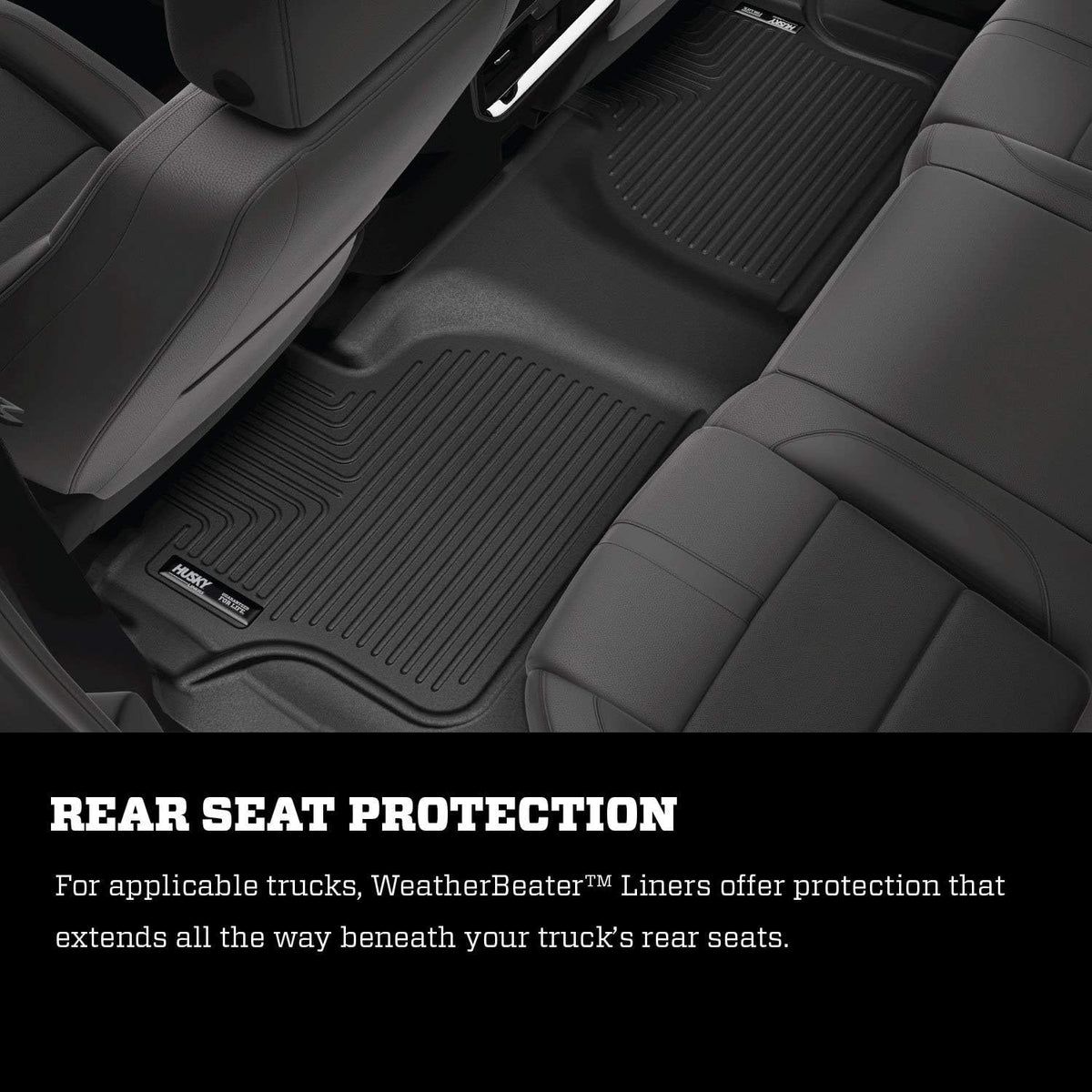 Black Front Floor Liners 2 Pcs D65219