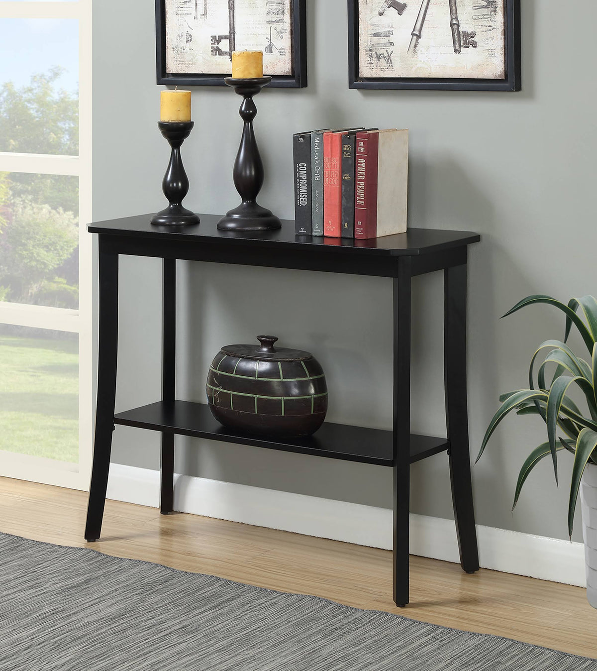 Black Console Table S591