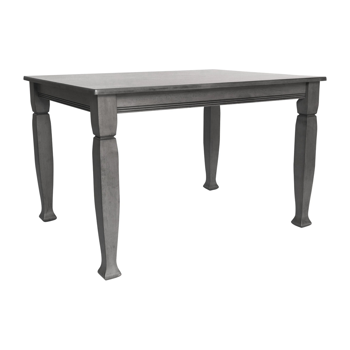47" Wooden Dining Table with Sculpted Legs W752