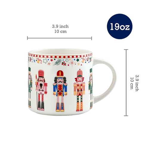 Ceramic Mug Set of 4, 16oz L9171