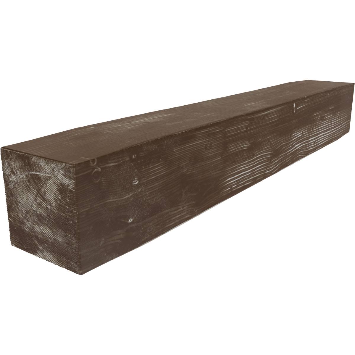 Sandblasted Faux Wood Fireplace Mantel Q929