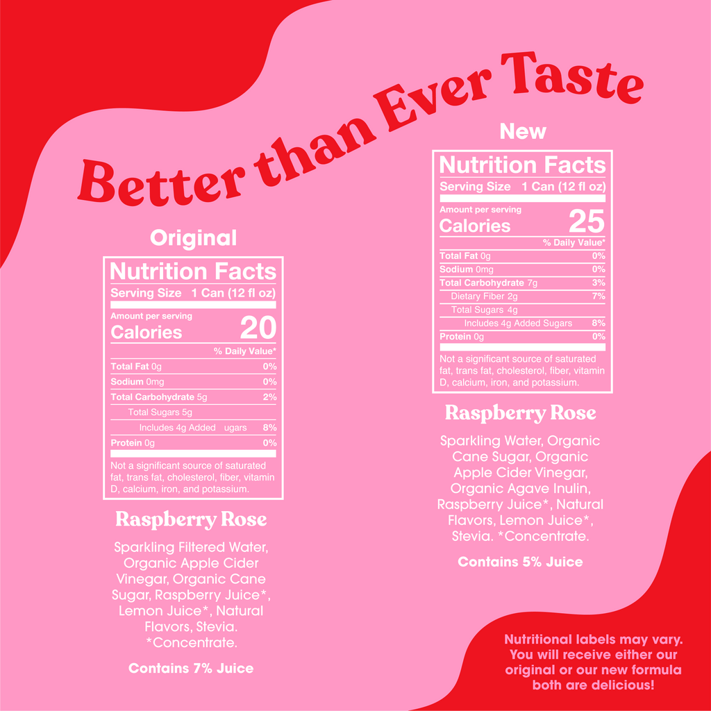 Prebiotic Soda, Raspberry Rose, 12 fl oz O5627