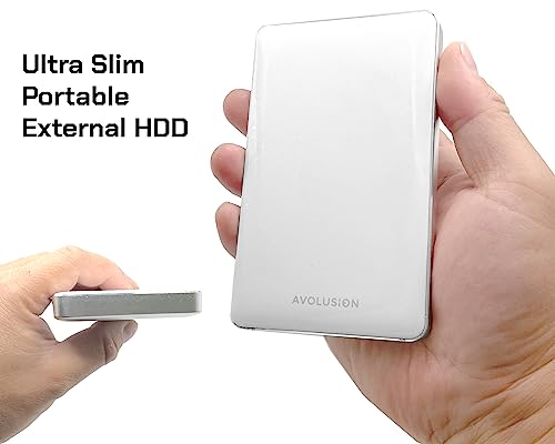 1TB USB 3.0 Portable External Hard Drive (White) N315809