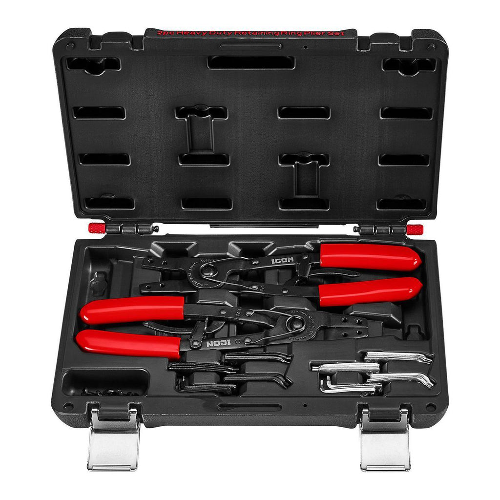Ratcheting Retaining Ring Pliers Set with Replaceable Tips, 2-Piece M725901