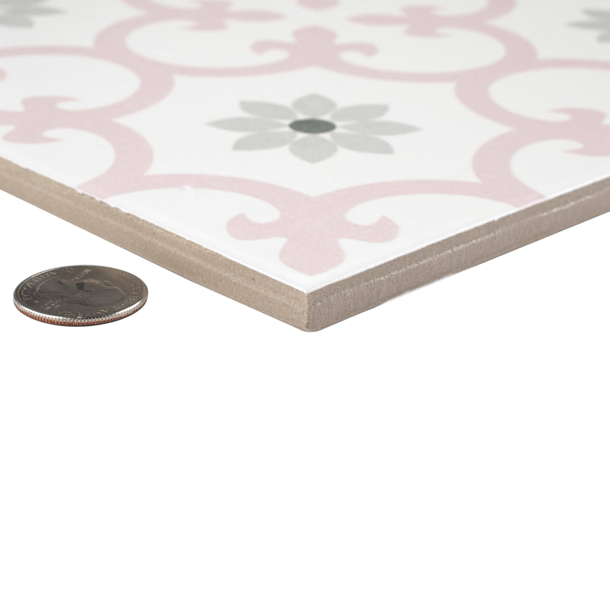 10x22 Square Encaustic Floor and Wall Tile I904165