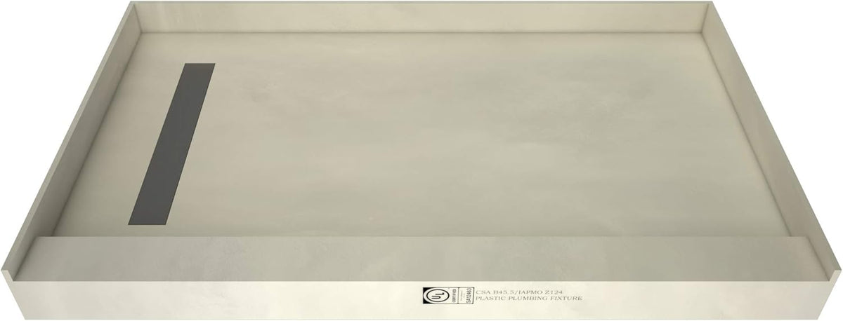 Brushed Nickel Trench Shower Pan L757062