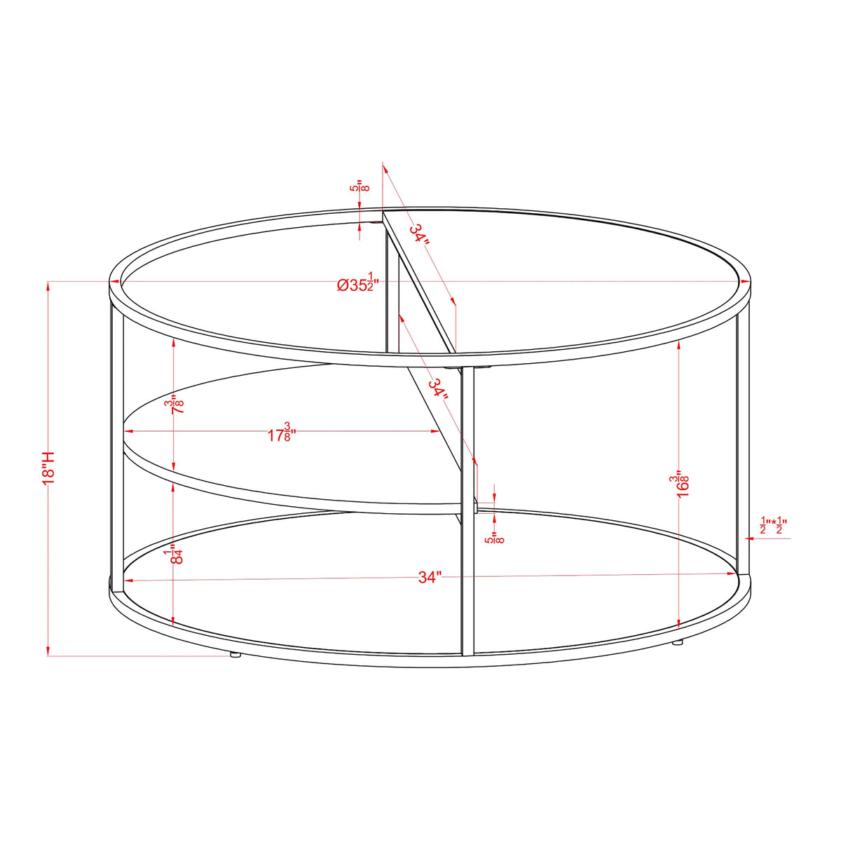 2-Piece Gray Coffee Table Set P1040