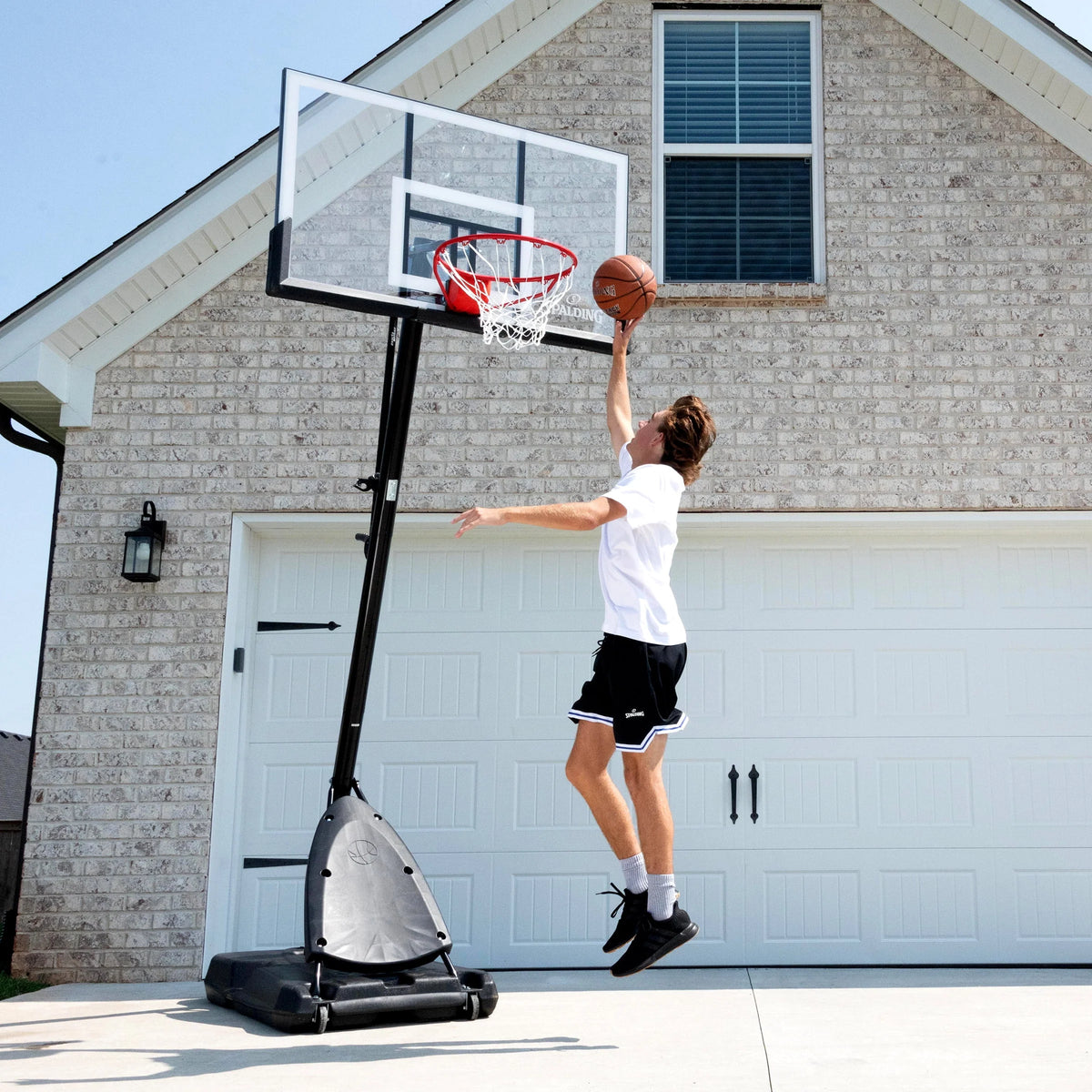 54 In. Shatter-proof Polycarbonate Portable Basketball Hoop H5126