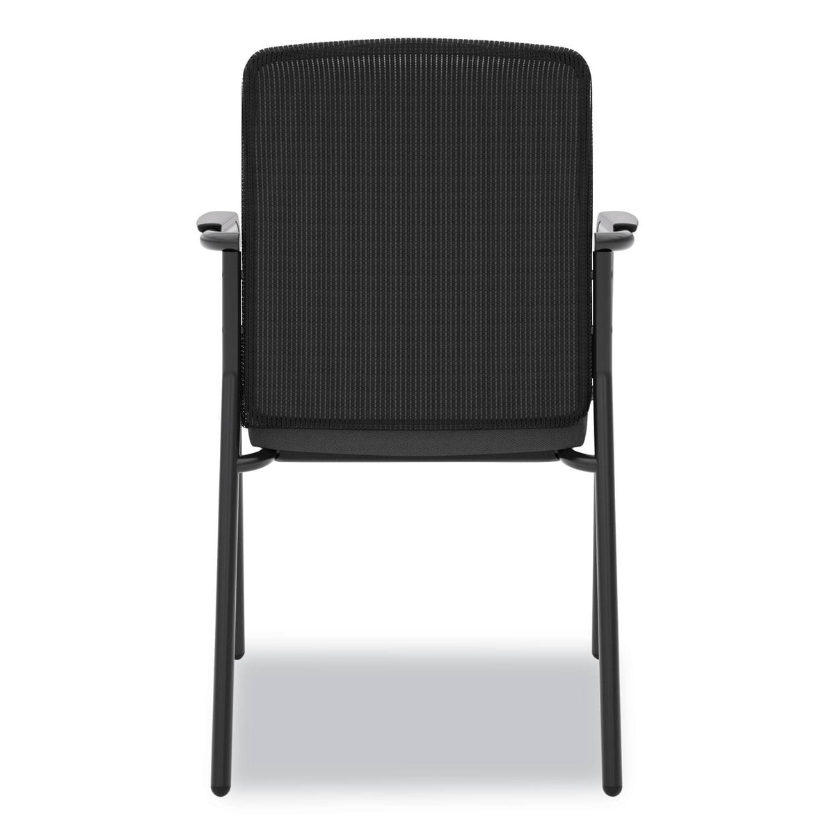 Black Mesh Back Multi-Purpose Chair with Arms P579321