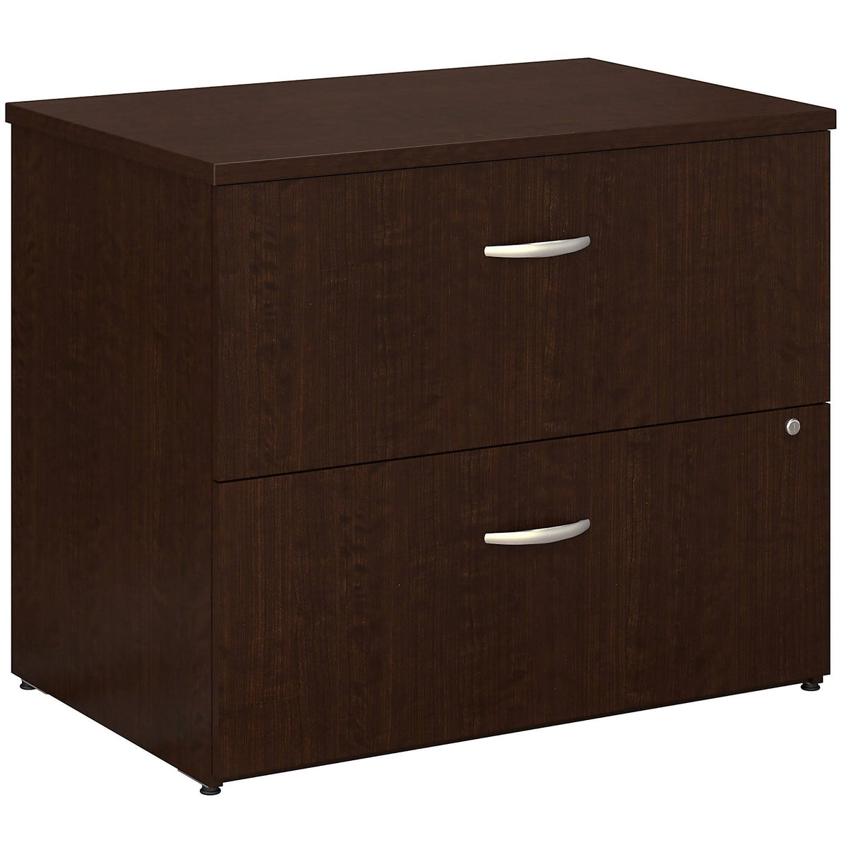 Mocha Cherry Lateral File Cabinet S91927