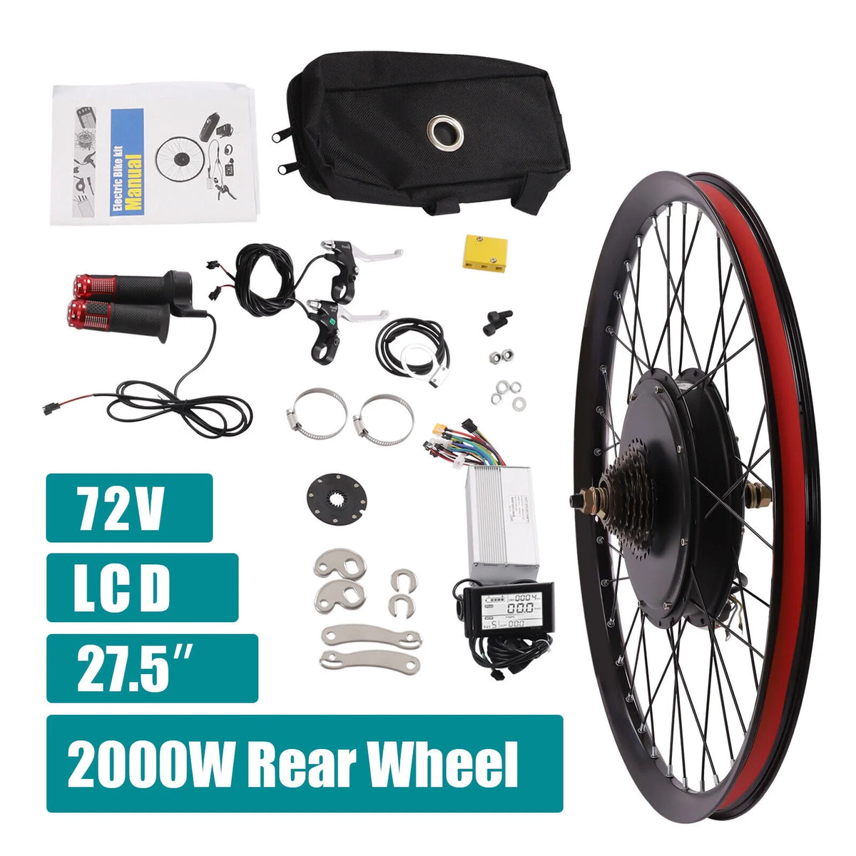 2000W Electric Bike Kit with Display W981