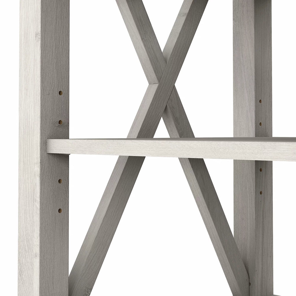Linen White Oak Tall TV Stand for 65 Inch TV X708