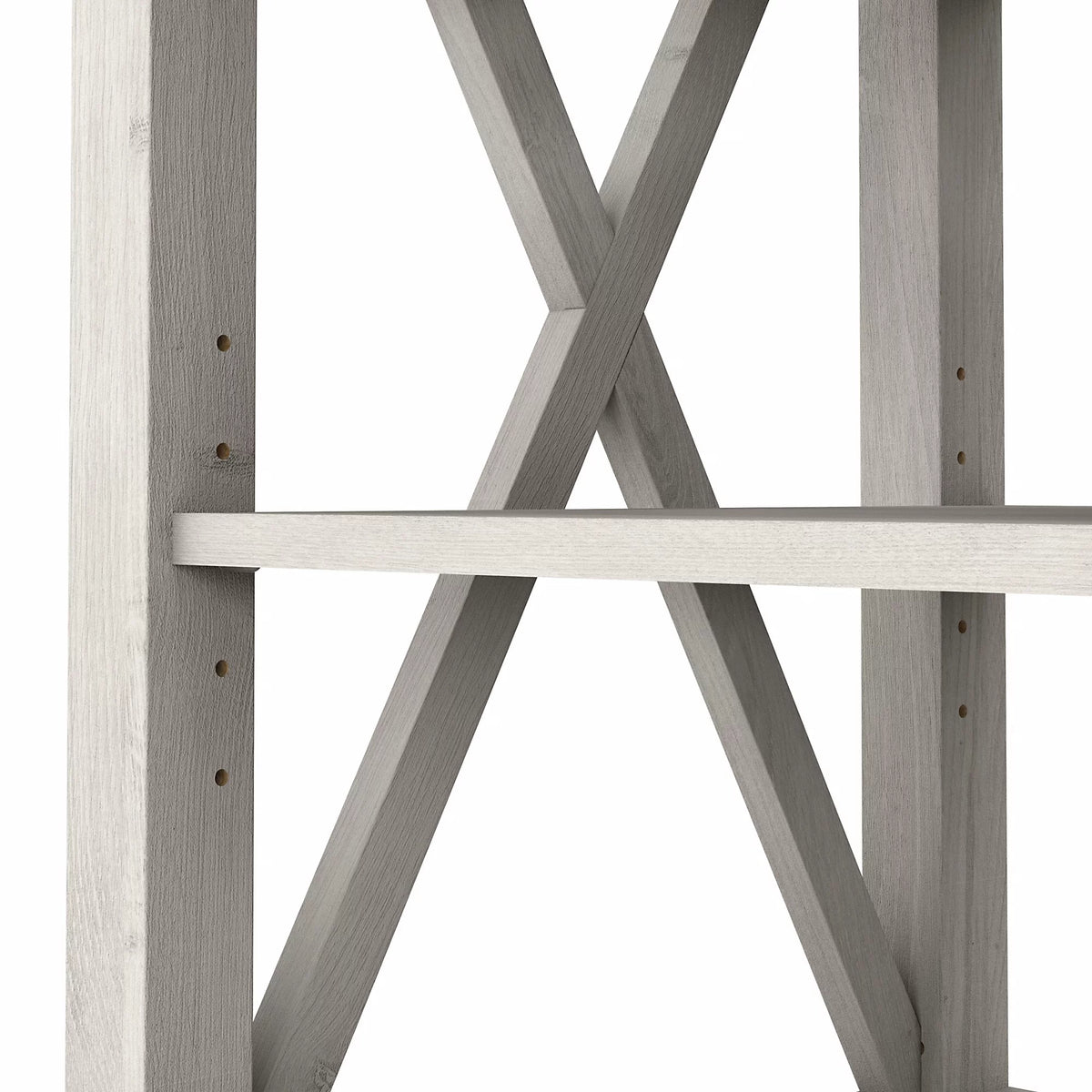 Linen White Oak Tall TV Stand for 65 Inch TV X708