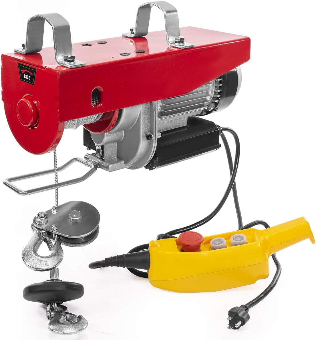 1500 LBS Electric Hoist with Remote Control Dual Line Operation S4567