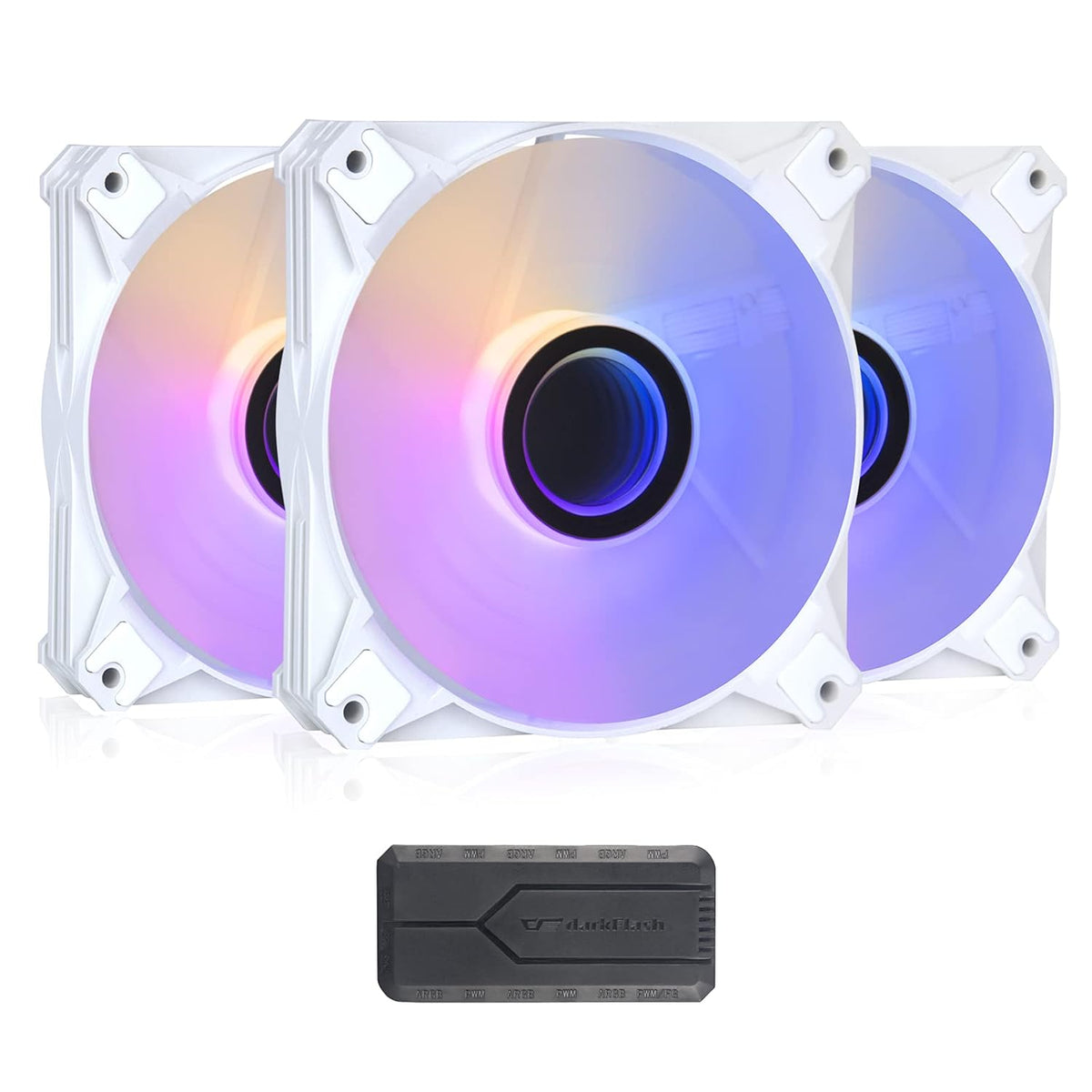 120mm ARGB PWM Case Fans 5Packs Black C28014