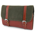 Waxed Canvas Roll Out Washbag K23177
