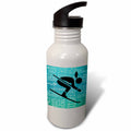 Blue Hues 21 oz Sports Water Bottle N995