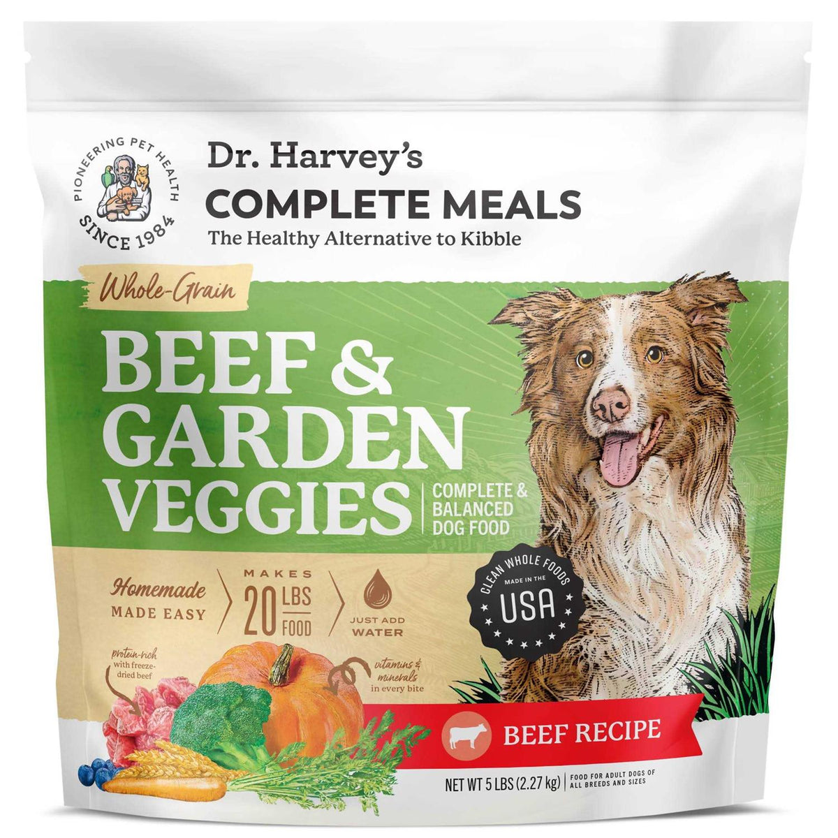 Whole Grain Beef Dehydrated Dog Food R413578