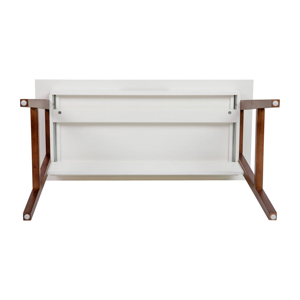 Black Writing Computer Desk with Drawer B382232