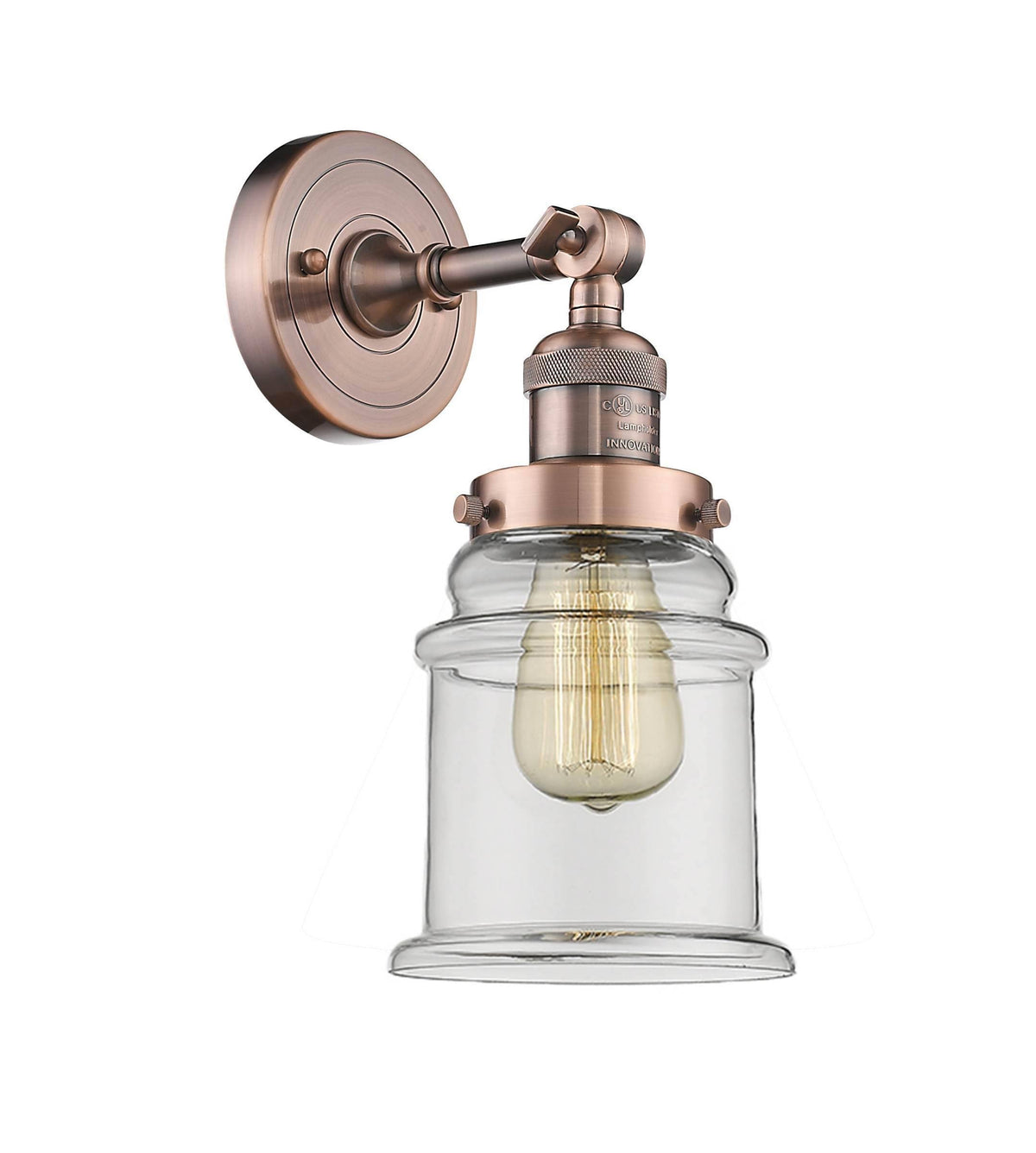Antique Copper 1 Light LED Sconce D975342