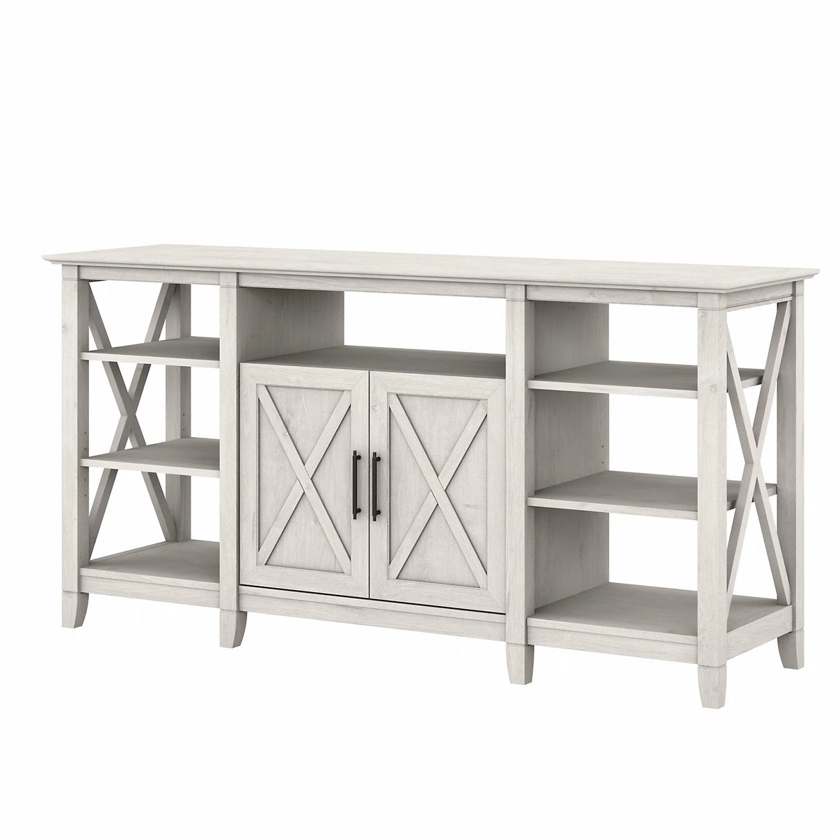 Linen White Oak Tall TV Stand for 65 Inch TV X708