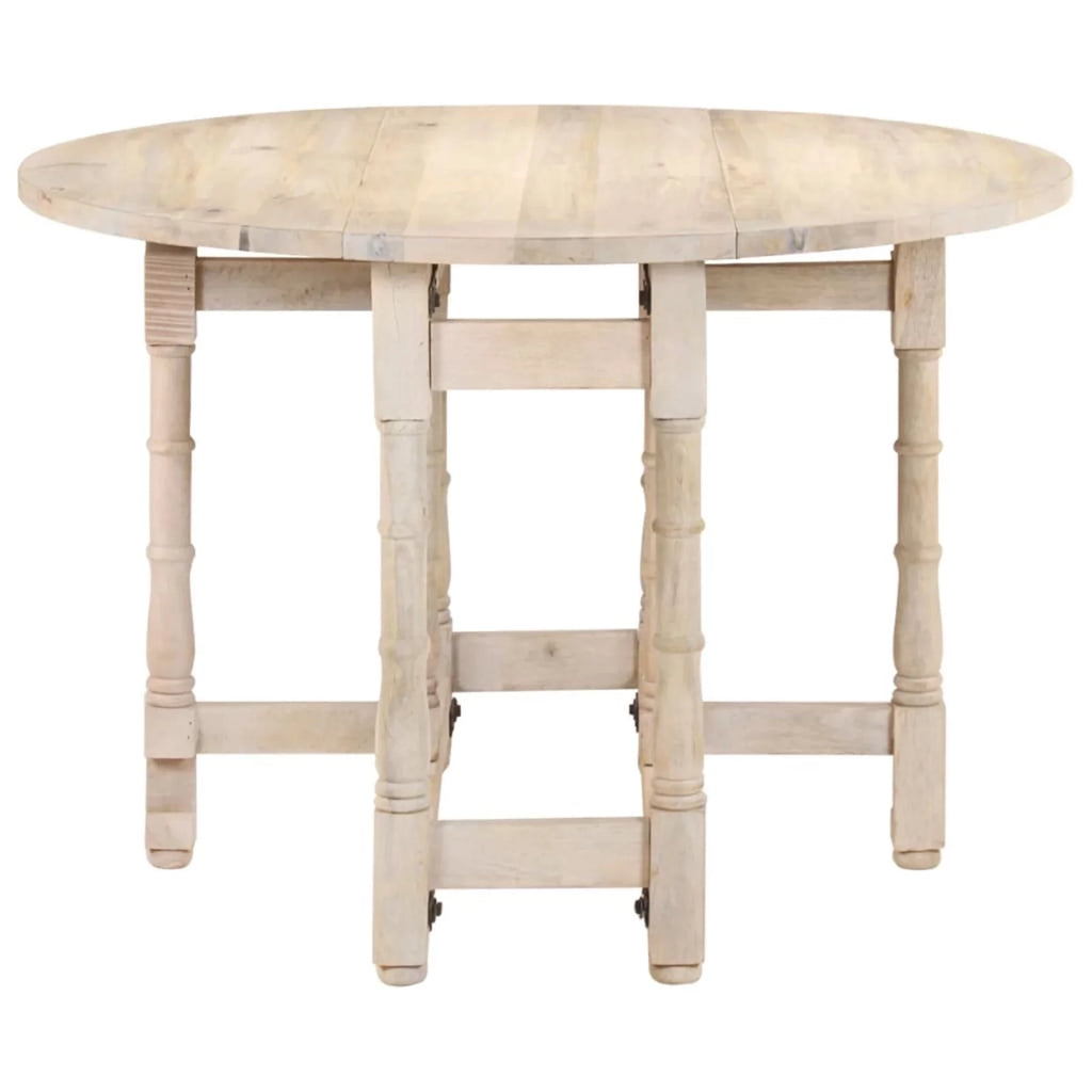 Round Solid Mango Wood Dining Table A3340