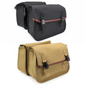 Waterproof Motorcycle Saddle Bag Canvas Travel Bag W161