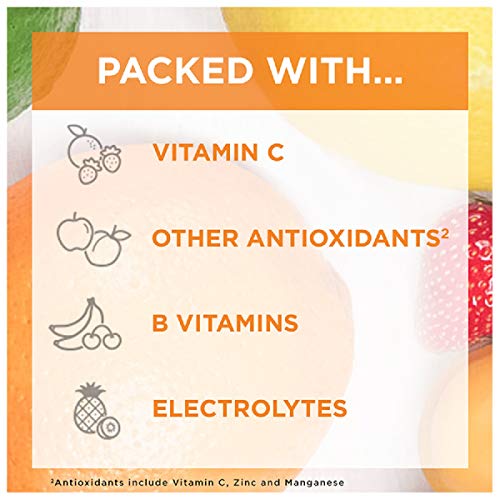 Raspberry Flavor Vitamin C Powder Supplement - 10 Count Q603
