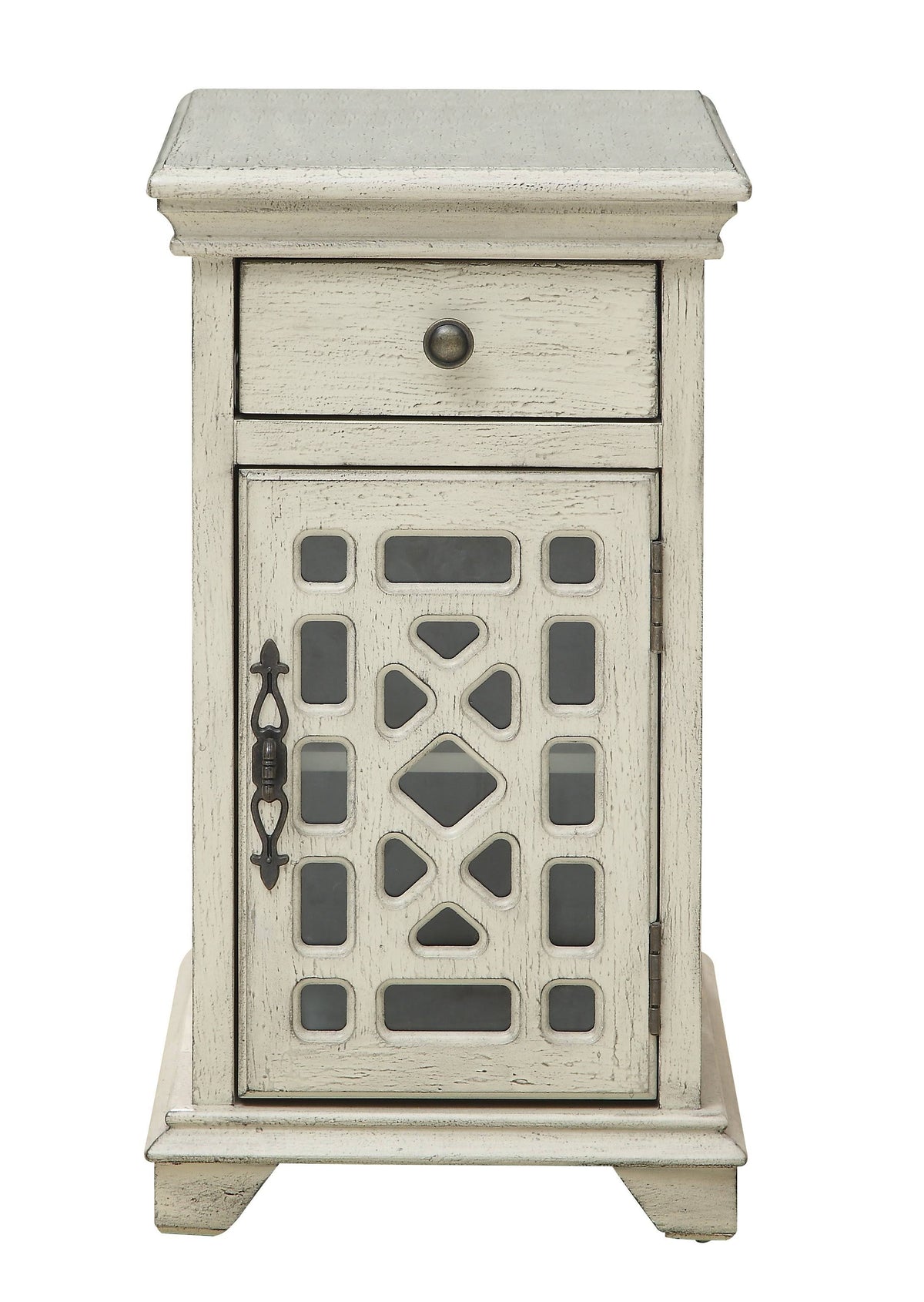 One Drawer One Door Chairside Cabinet S76371