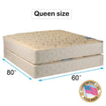 Queen 60x80x9 Mattress Set with Bed Frame J713