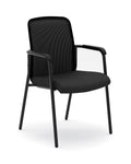 Black Mesh Back Multi-Purpose Chair with Arms P579321