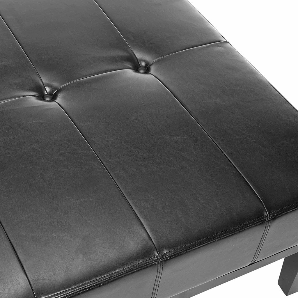 Black Square Cocktail Ottoman H508